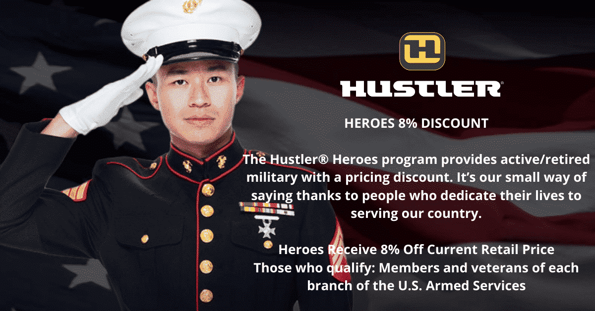 Hustler Heroes Program 8% Heroes Discount