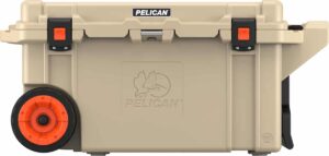 pelican tan hunting cooler rolling coolers - Chenango Supply Punta Gorda FL