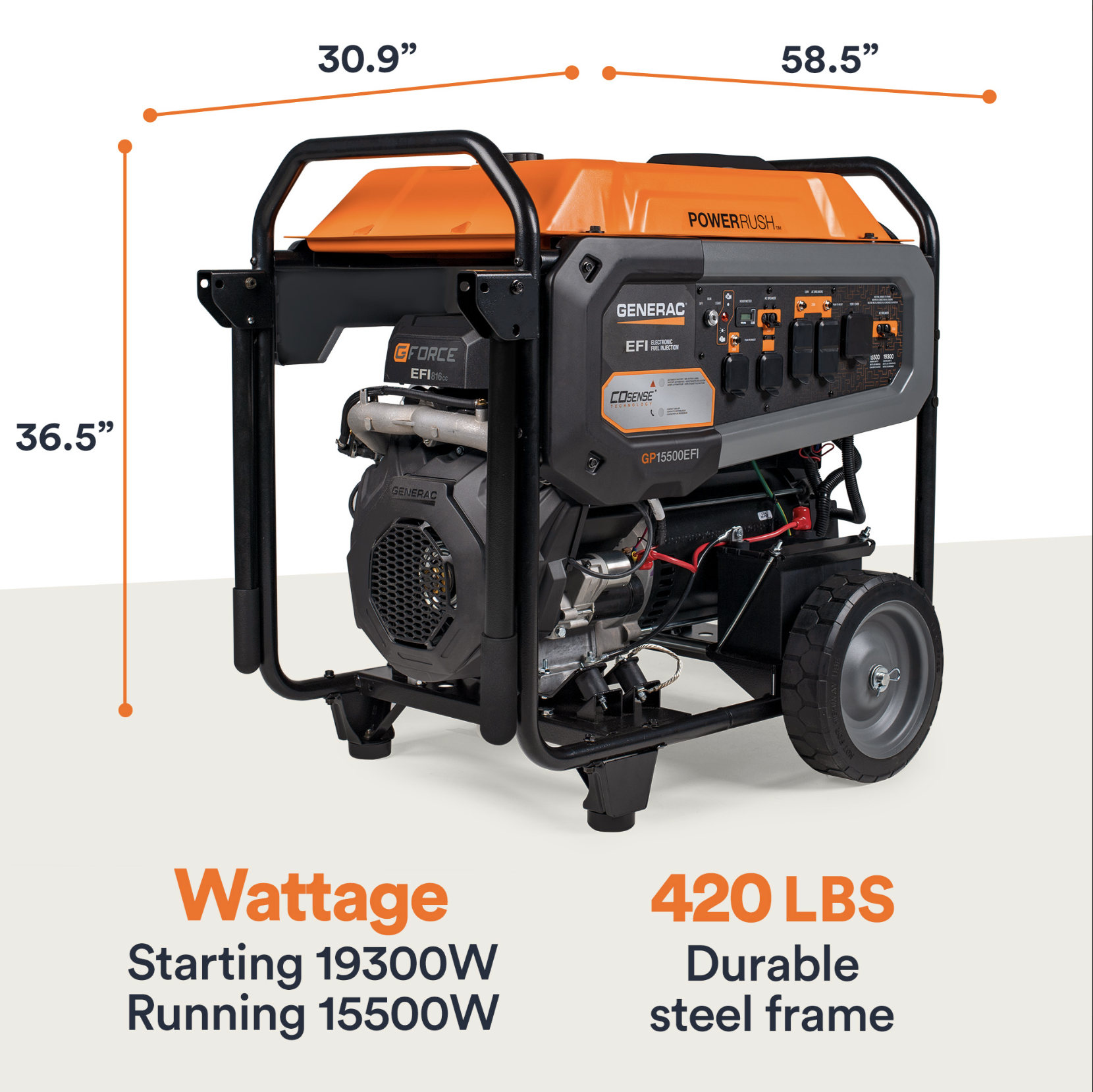 Generac GP15500EFI Portable Generator 4 Generac GP15500EFI Portable Generator - Image 4