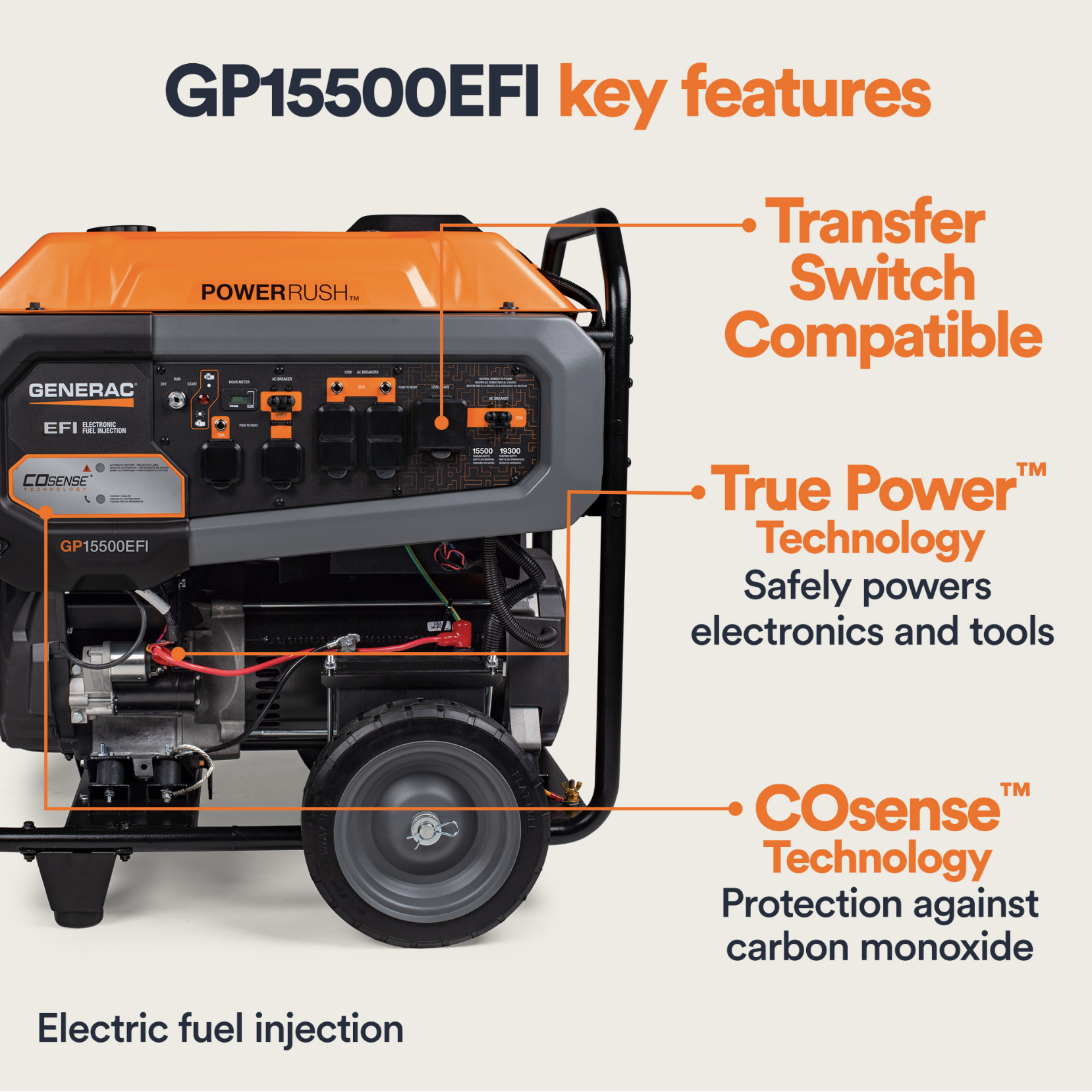 Generac GP15500EFI Portable Generator 5 Generac GP15500EFI Portable Generator - Image 5
